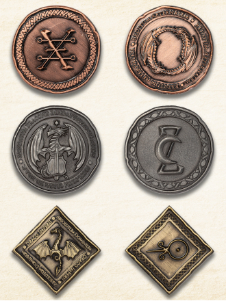 LARP Münzen "Drachen"
